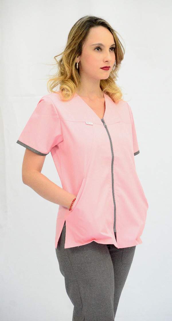 ART. 20 chaqueta con cierre y recortes